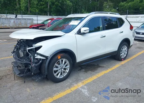 2017 Nissan Rogue Sv z USA, uszkodzony, nr VIN KNMAT2MV6HP544261